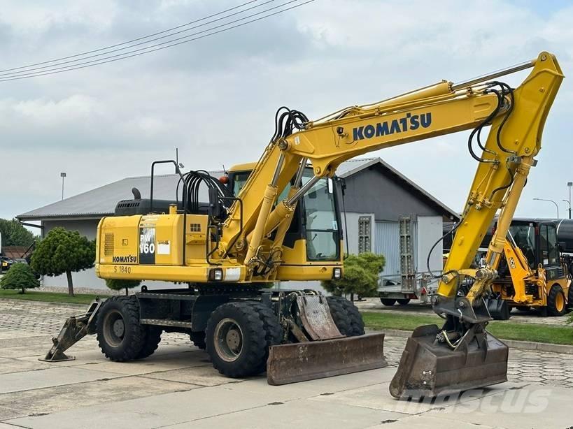 Komatsu PW 160-7E0 轮式挖掘机