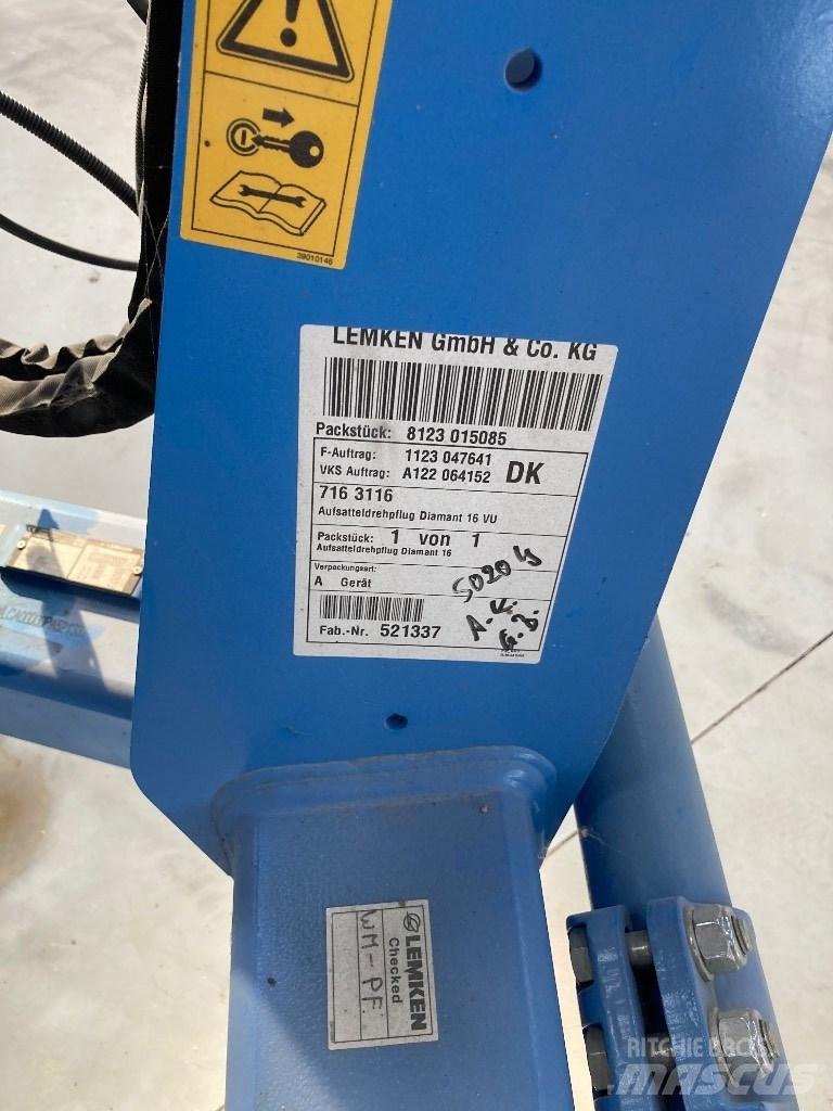 Lemken Diamant 16 双向犁
