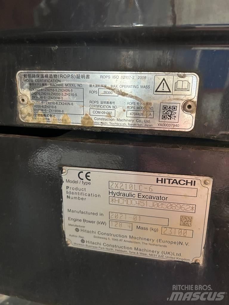 Hitachi ZX 210 LC-6 履带挖掘机