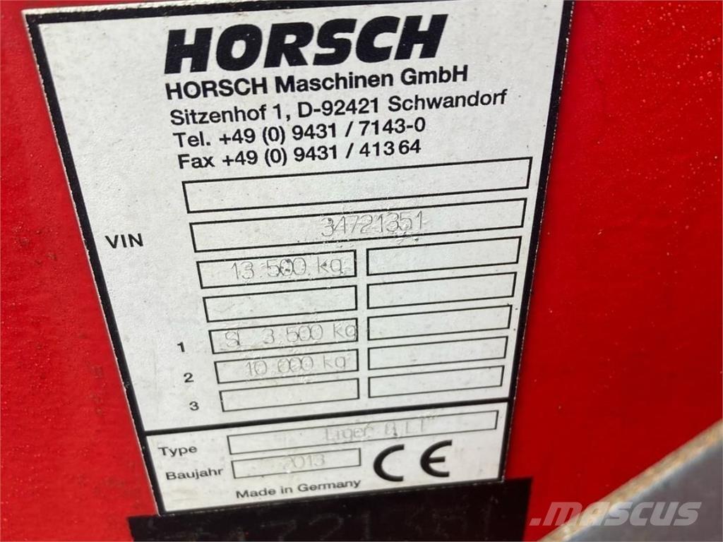 Horsch Tiger 8 LT 手扶中耕机