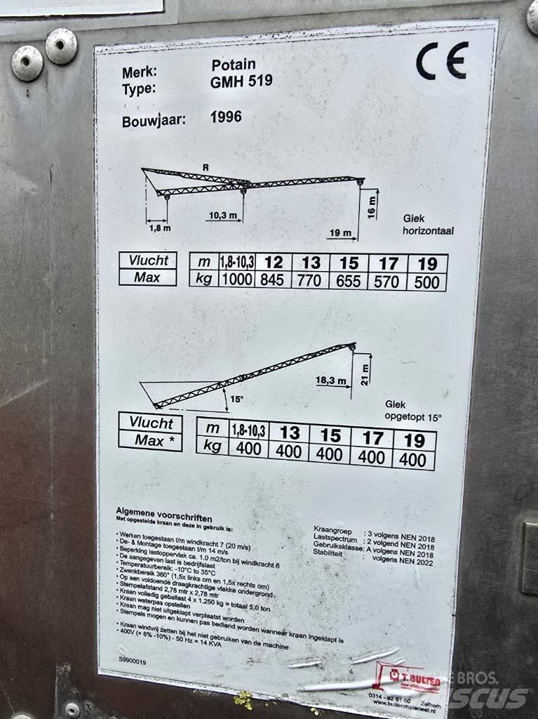 Potain GMH 519 架式起重机