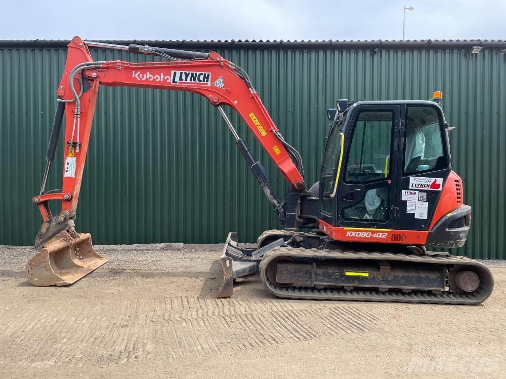 Kubota KX 080 中型挖掘机