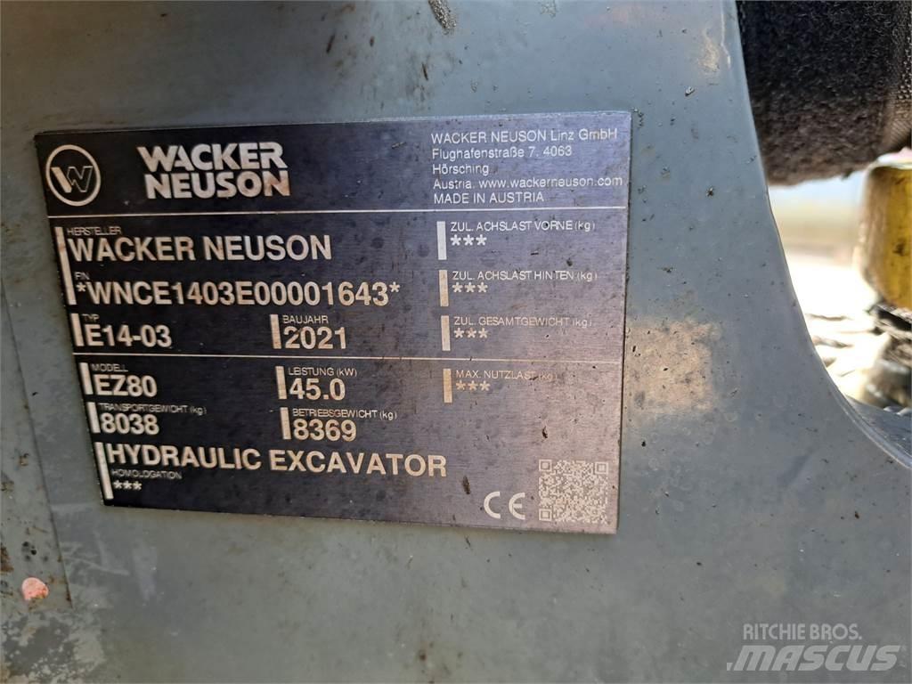 Wacker Neuson EZ80 履带挖掘机
