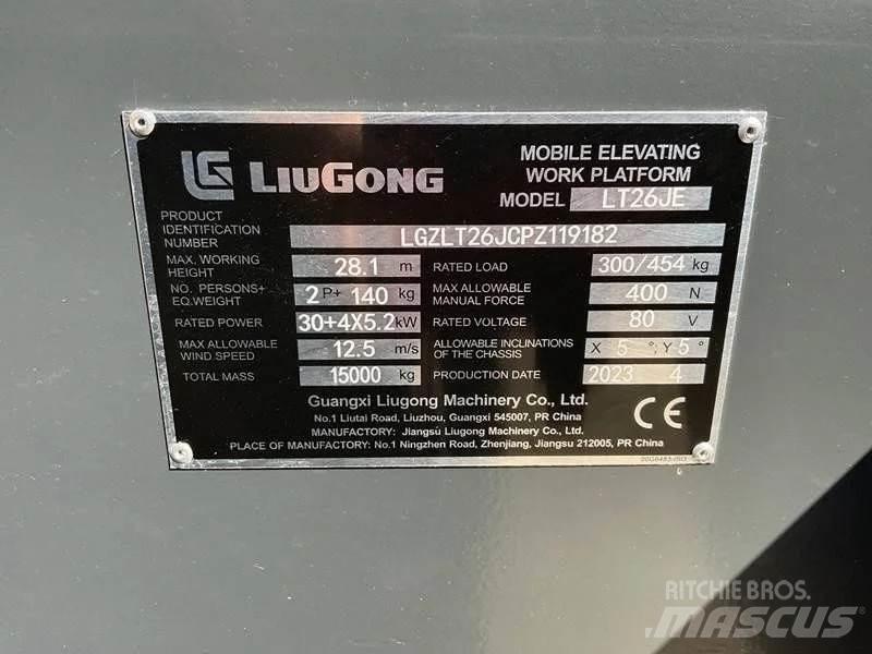 LiuGong LT26JE-li 曲臂高空工作平台