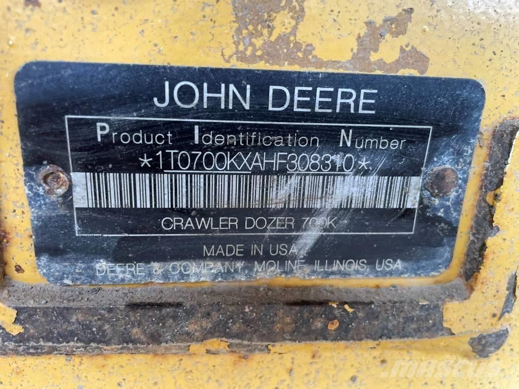 John Deere 700 KLGP 履带式推土机
