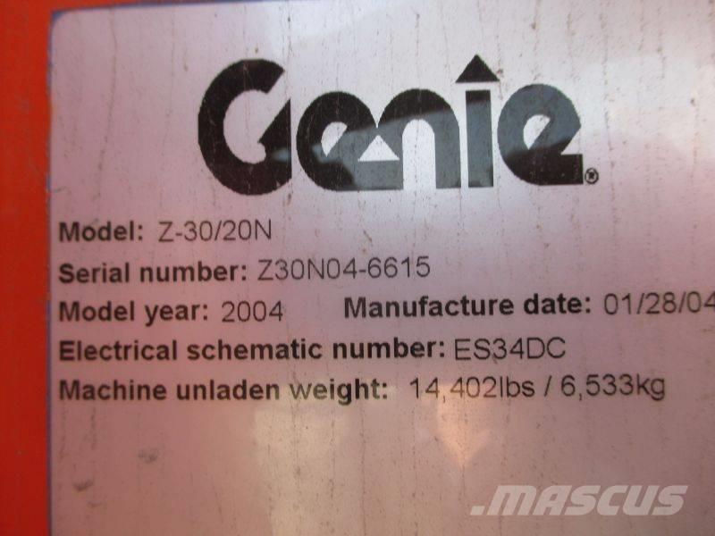Genie Z 30/20 N 曲臂高空工作平台