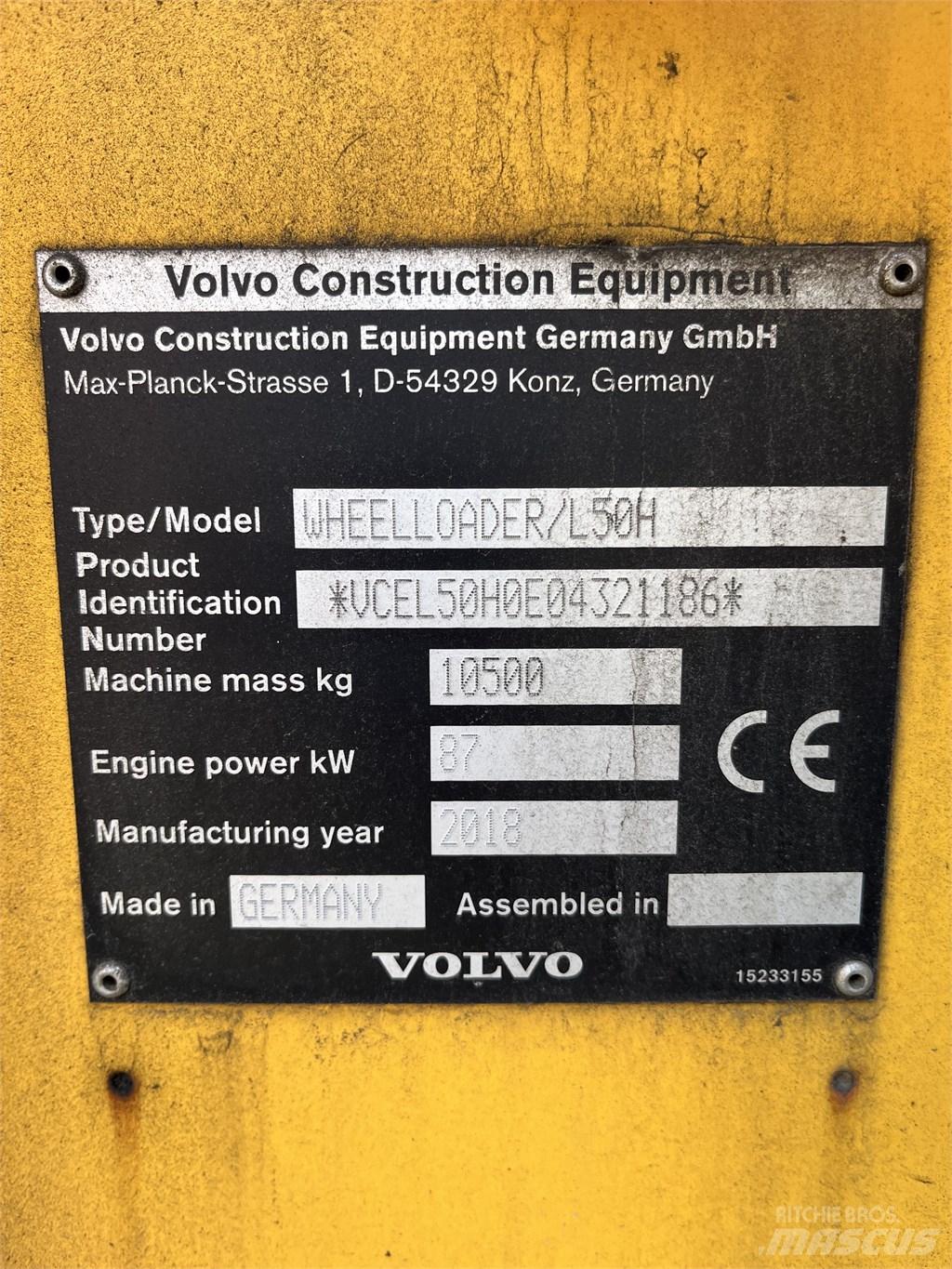 Volvo L 50 H 轮式装载机