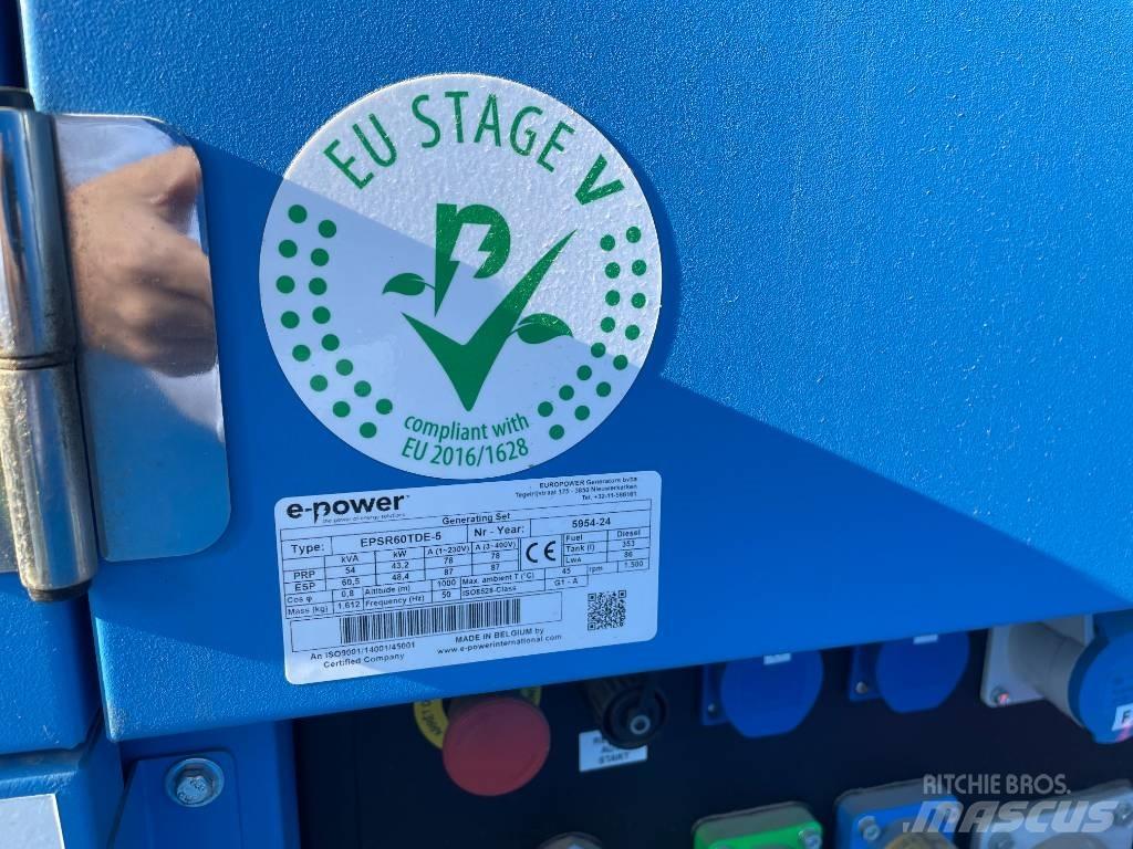  E-Power EPSR60TDE-5 柴油发电机