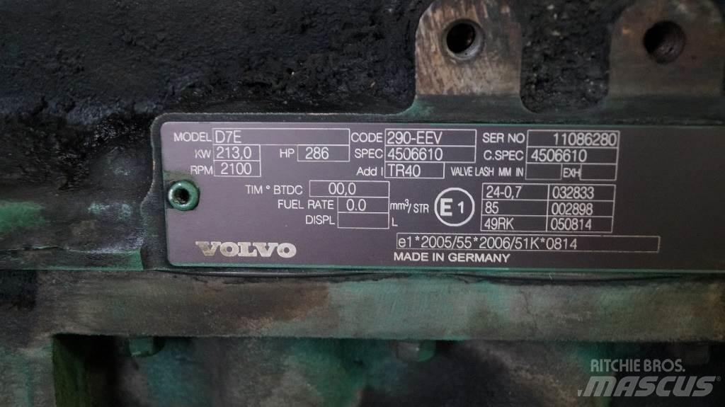 Volvo D7E USED 发动机