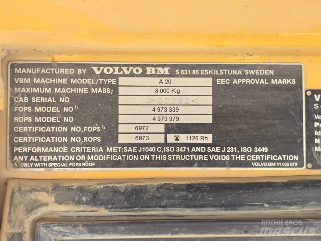 Volvo BM A 20 翻斗车\公路型自卸车