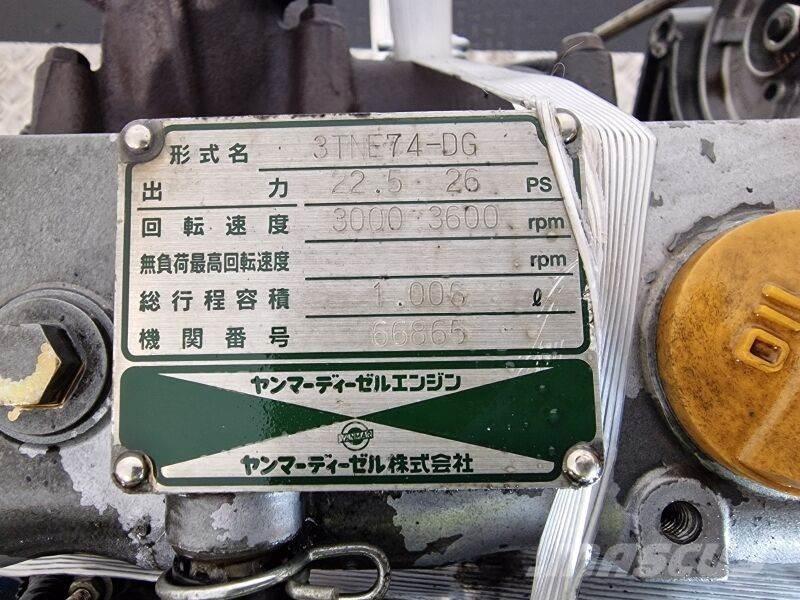 Yanmar 3TNE74-DG 发动机