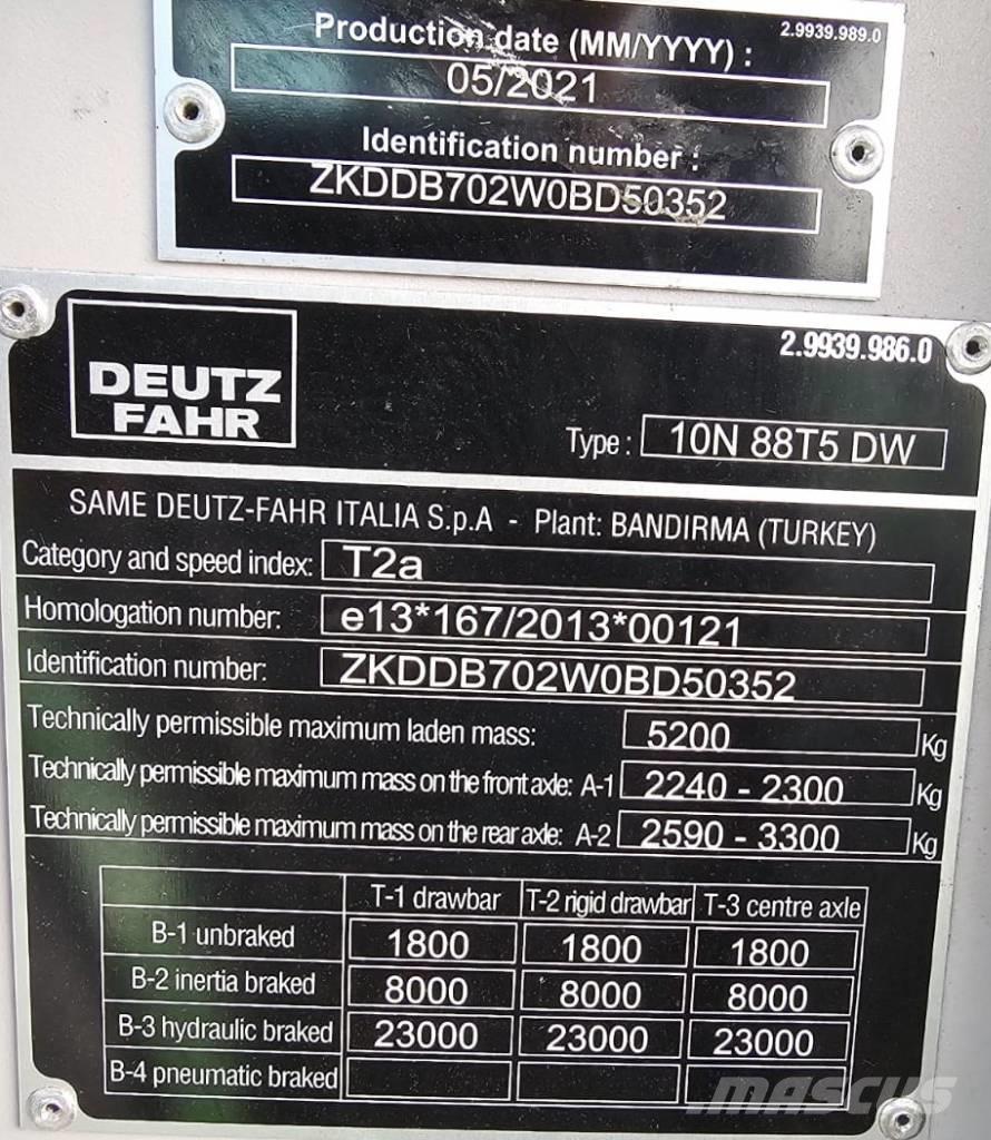 Deutz-Fahr 5090 拖拉机/农用车