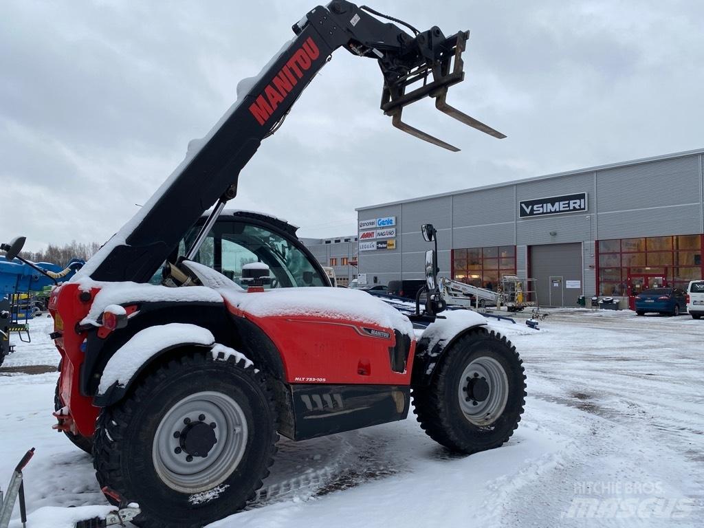 Manitou mt 733-105 伸缩臂叉装车|叉装车