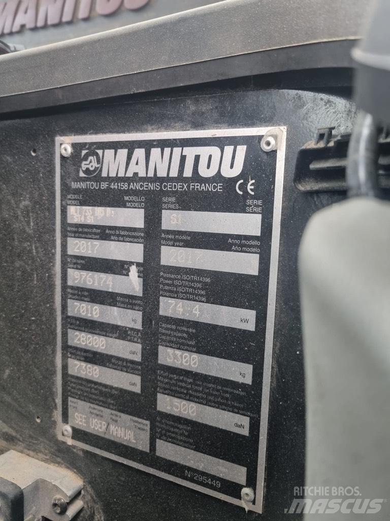 Manitou mt 733-105 伸缩臂叉装车|叉装车