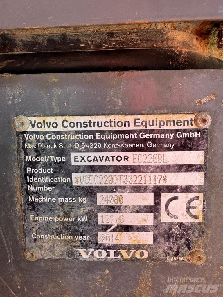 Volvo EC 220 DL 履带挖掘机