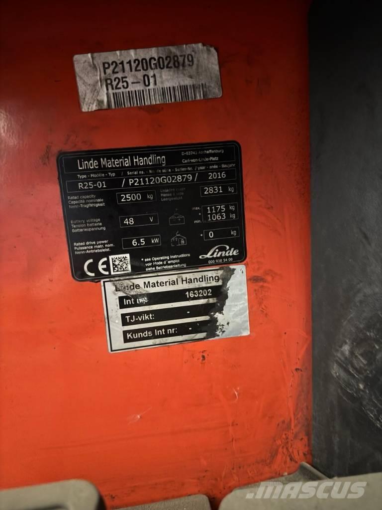 Linde R 25 前移式叉车