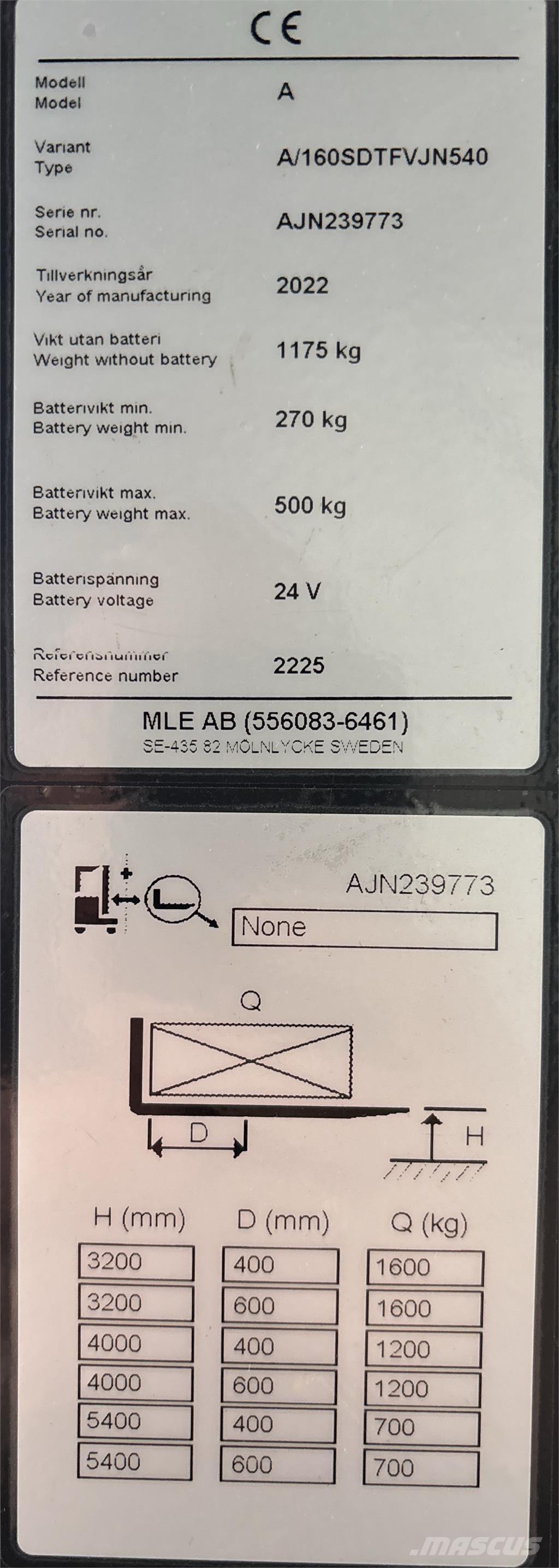 Atlet A160 行走式堆垛机