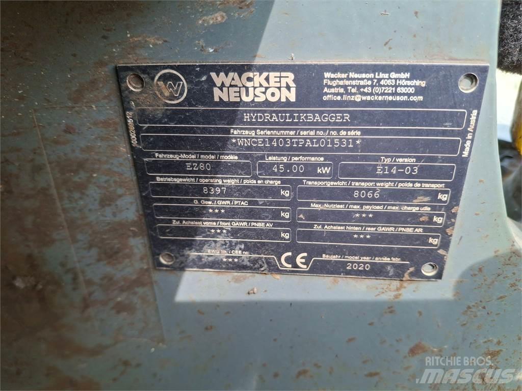 Wacker Neuson EZ80 履带挖掘机
