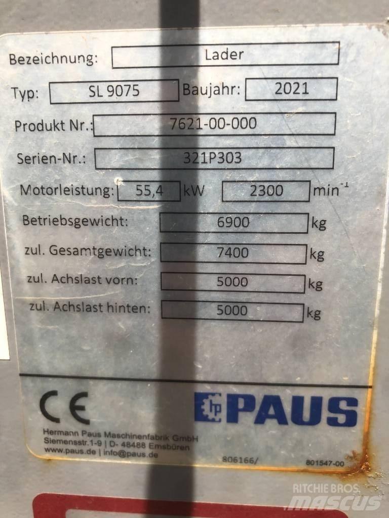 Paus SL 9075 轮式装载机