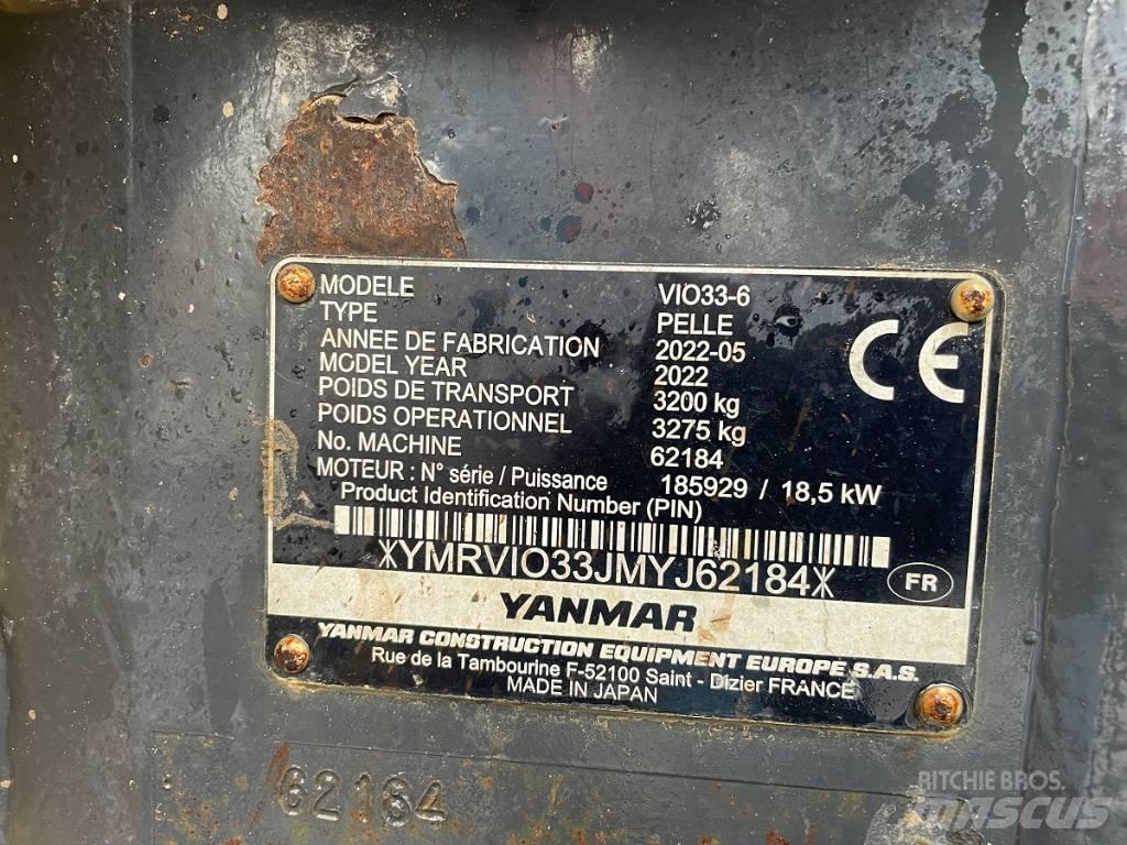 Yanmar Vio 33 U 小型挖掘机