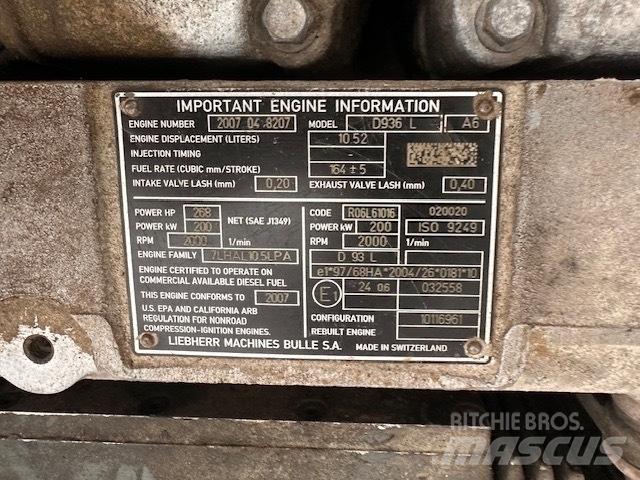 Liebherr D 936 L A6 发动机