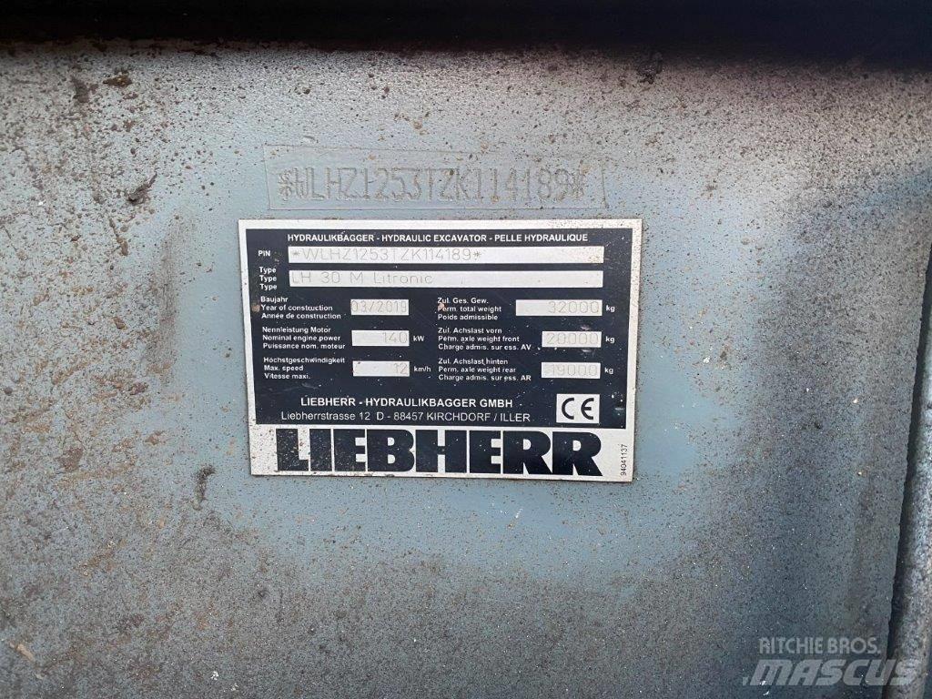 Liebherr LH 30 M 工业挖掘机