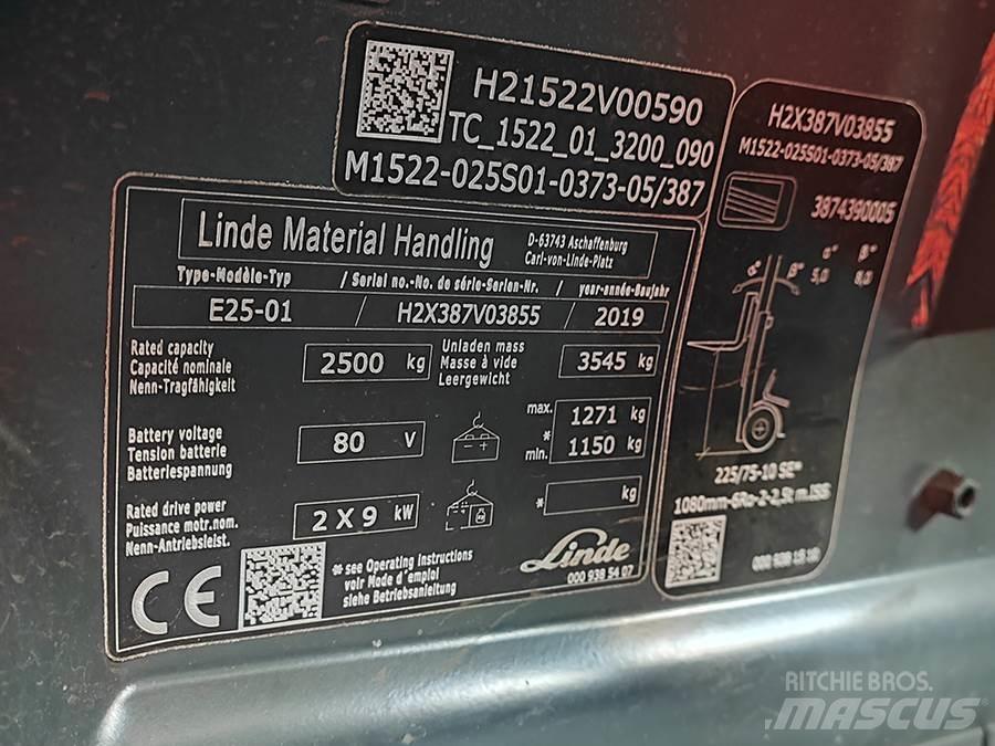 Linde E25-01 电动叉车