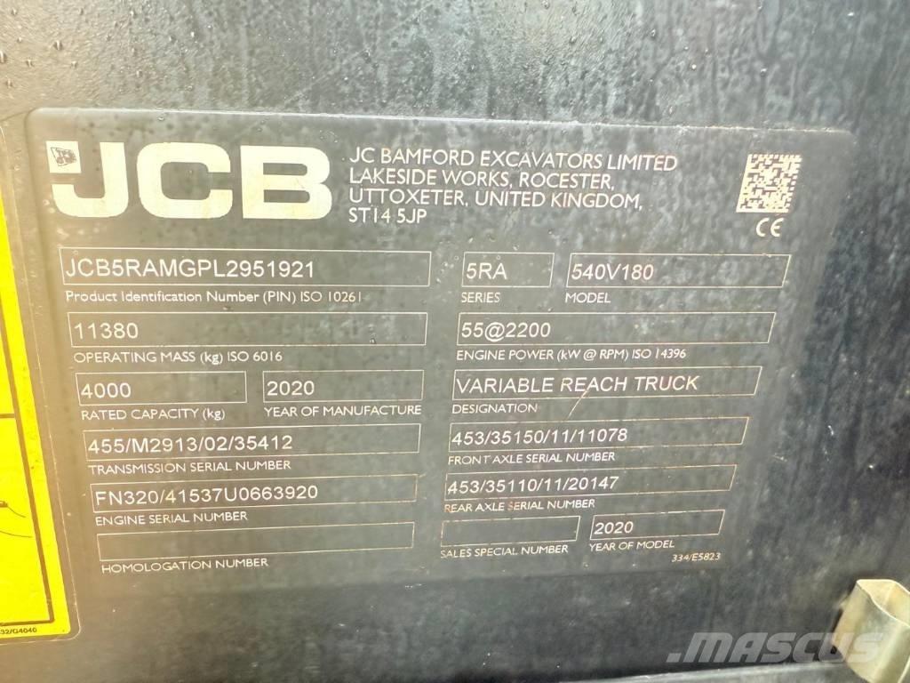 JCB 540-180 伸缩臂叉装车|叉装车