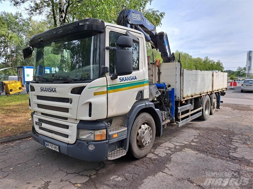 Scania P310 + HR 平板栏板货车