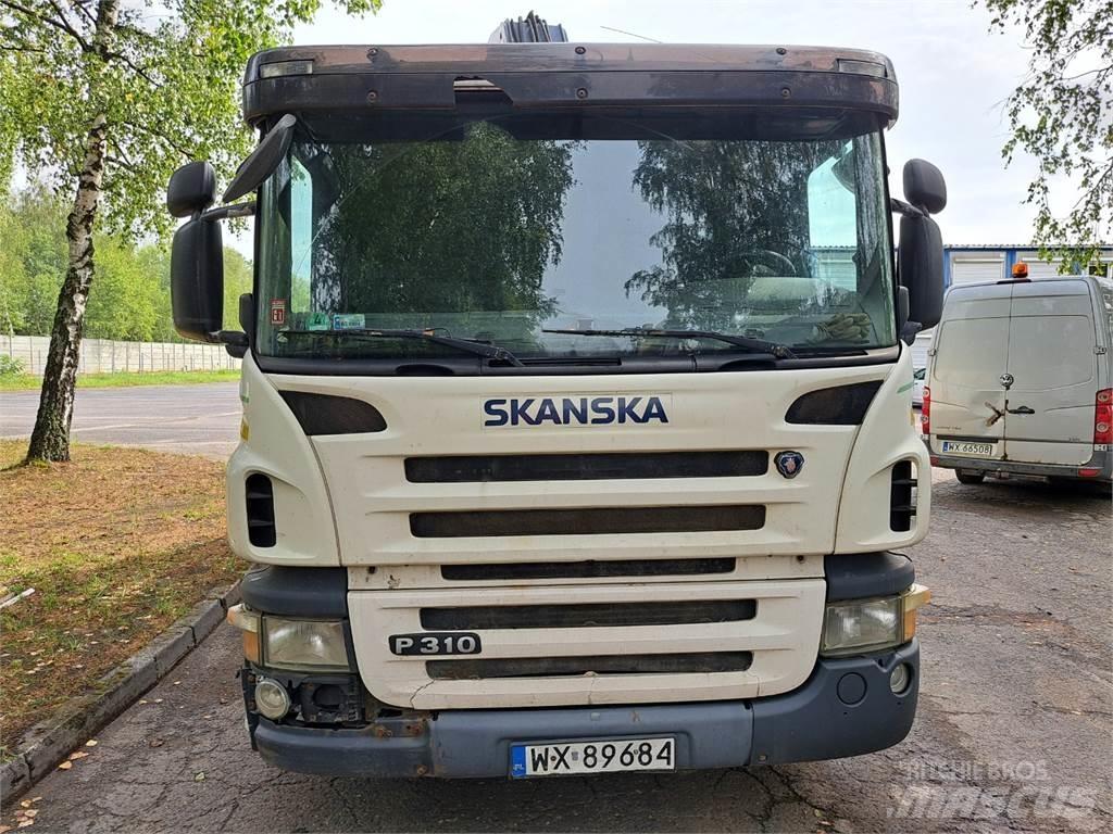 Scania P310 + HR 平板栏板货车