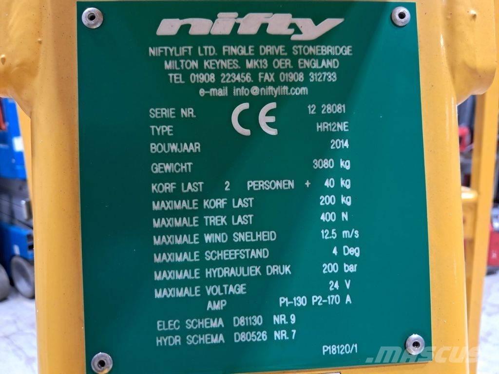 Niftylift HR12NE 曲臂高空工作平台