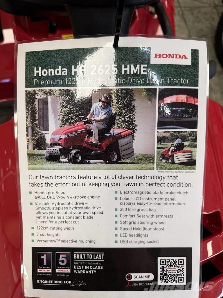 Honda HF2625 HME 骑乘式割草机