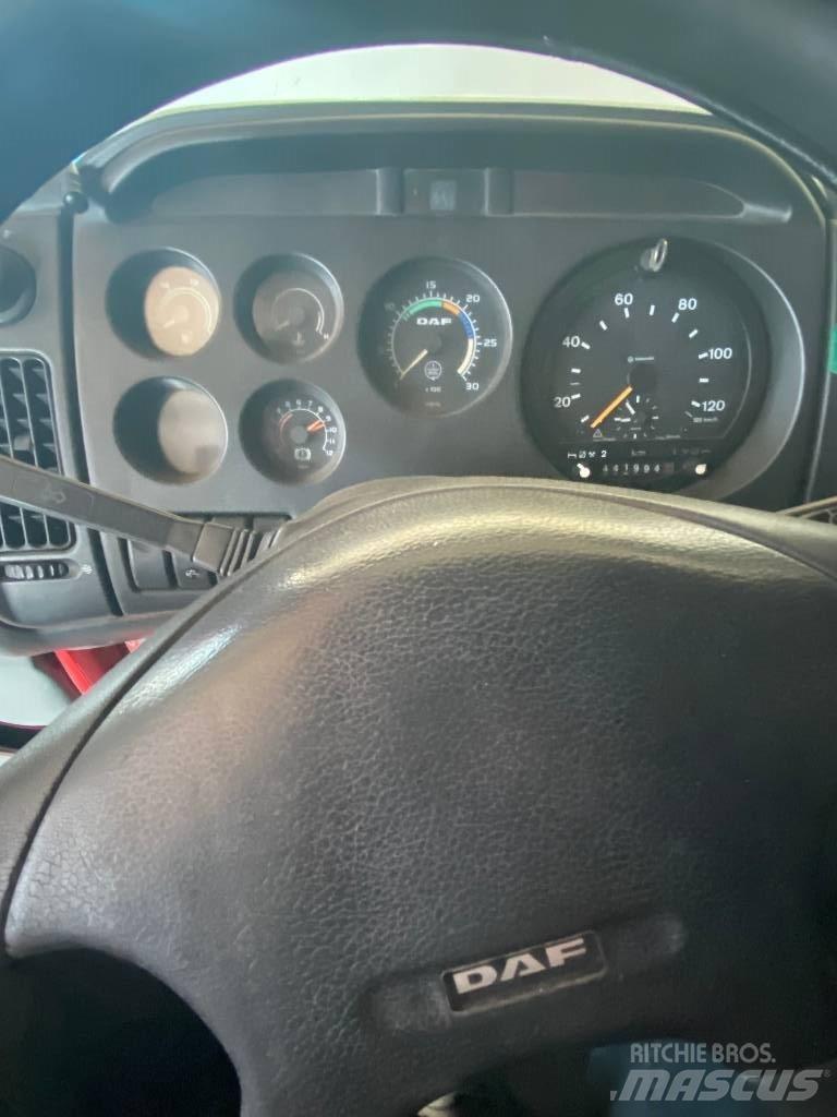 DAF XF 95.380 平板栏板货车