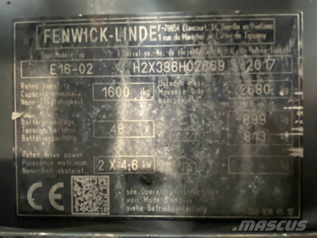 Linde E16 电动叉车