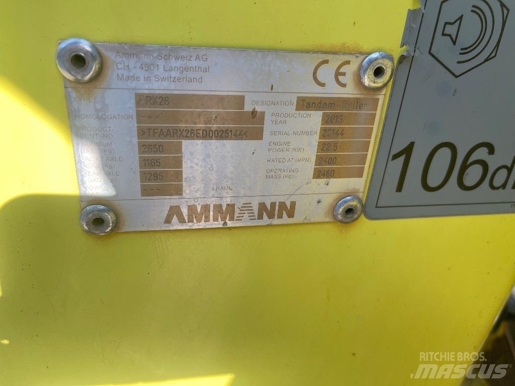 Ammann ARX 26 双轮压路机
