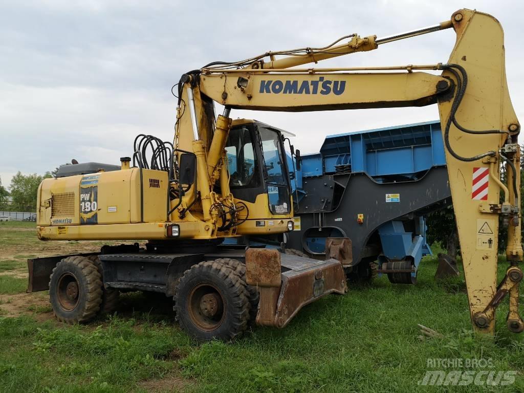 Komatsu PW 180 轮式挖掘机