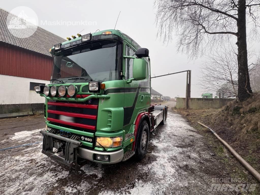 Scania R 164-580 工程吊钩车