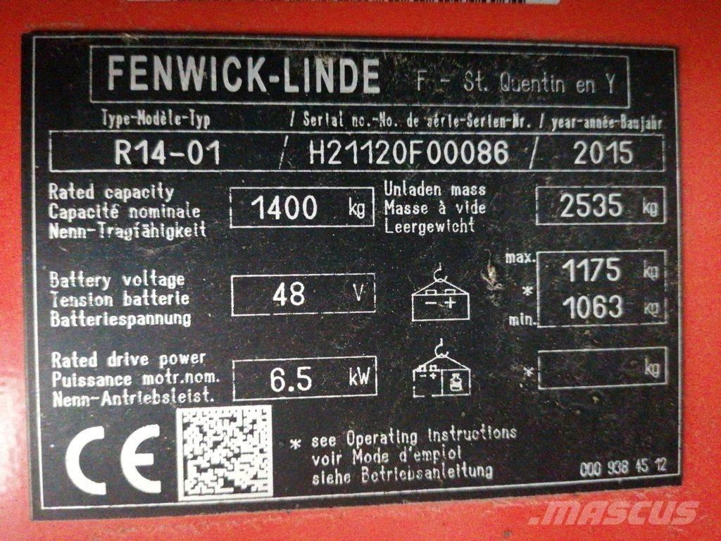 Linde R14-01 前移式叉车