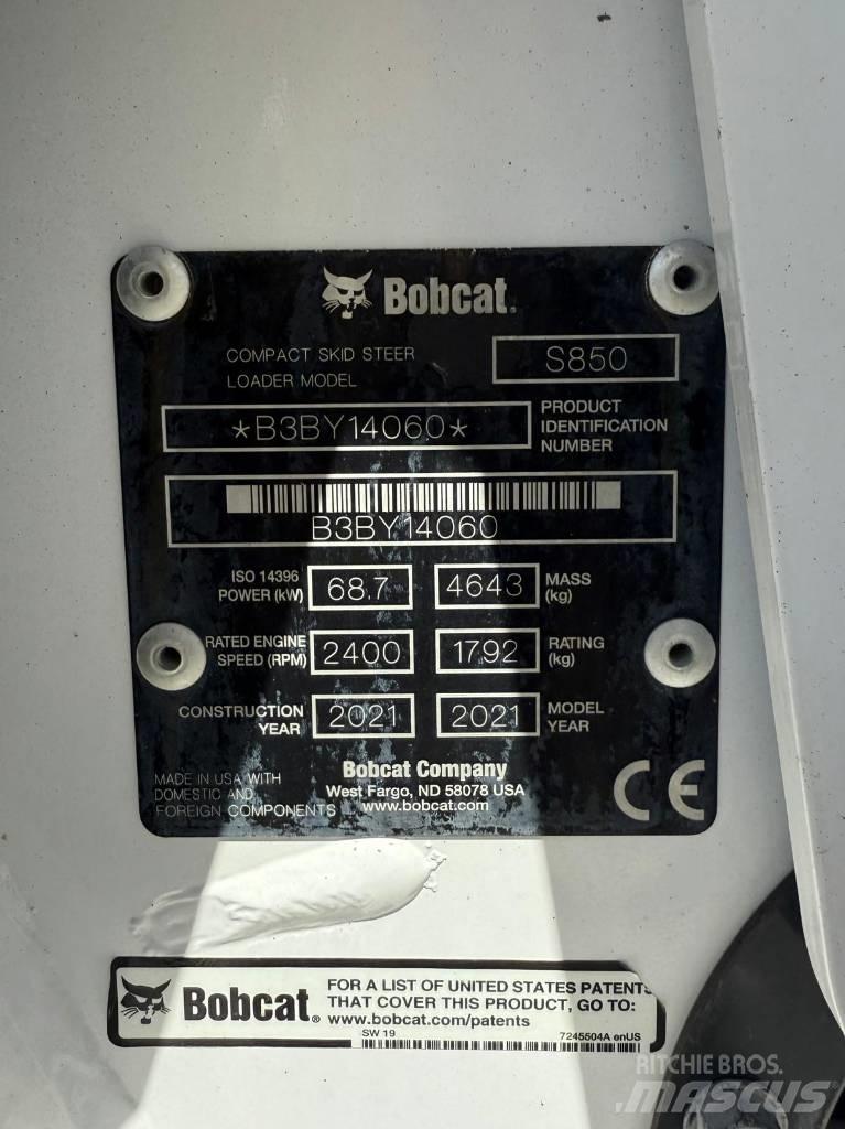 Bobcat S 850 滑移装载机