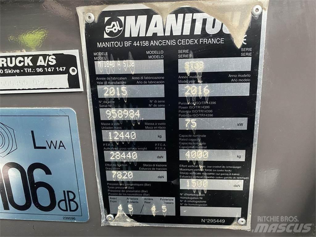 Manitou MT1840A 伸缩臂叉装车|叉装车