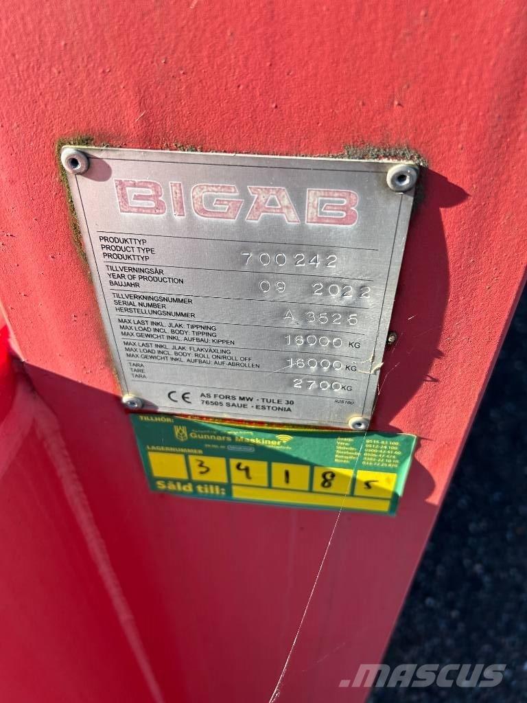 Bigab 242 SCHAKTFLAK 货柜车