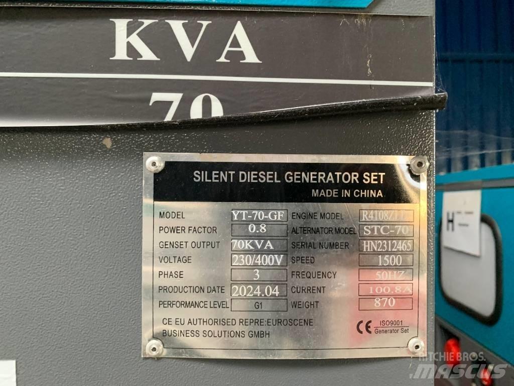  YT 70GF 柴油发电机