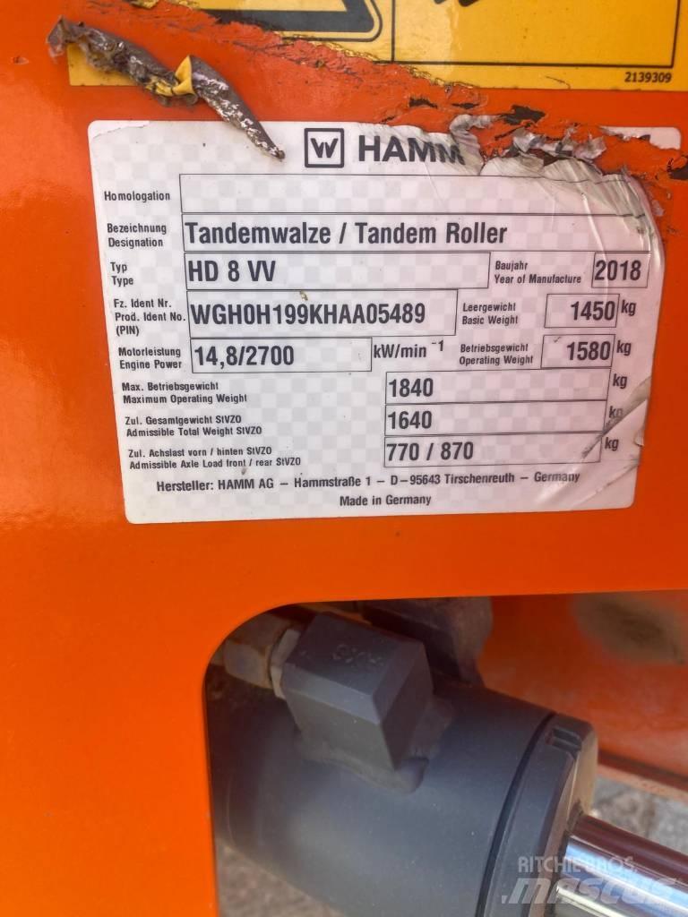 Hamm HD8VV 双轮压路机
