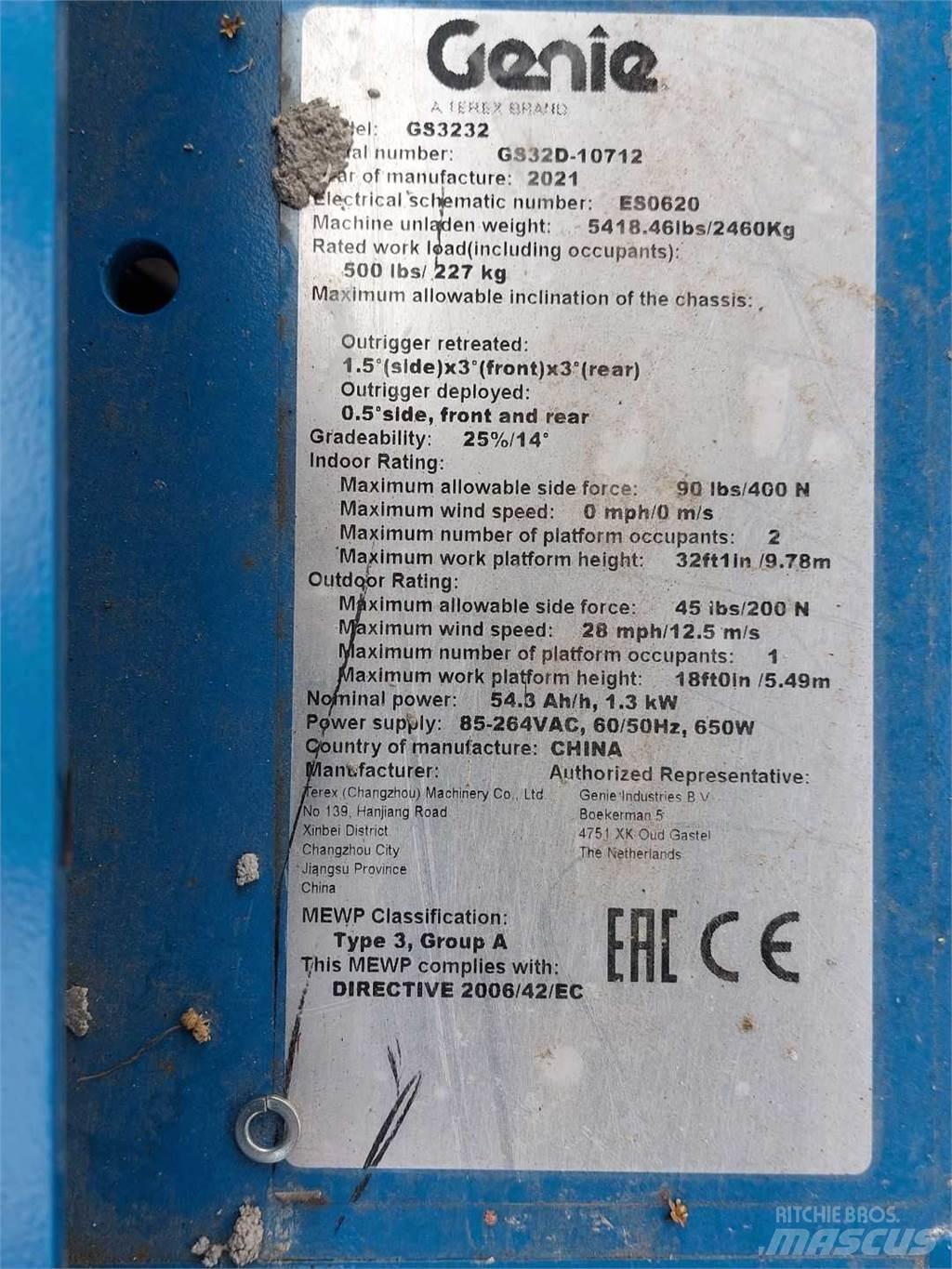 Genie GS3232 剪叉式升降机