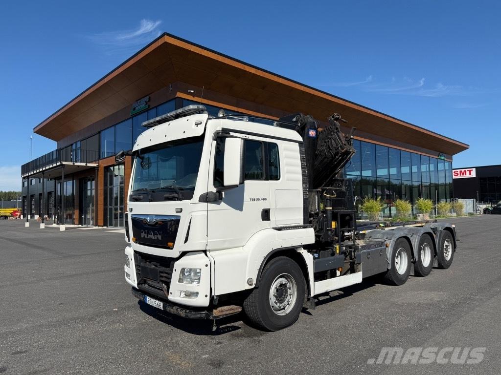 MAN Crane + hook lift 起重车