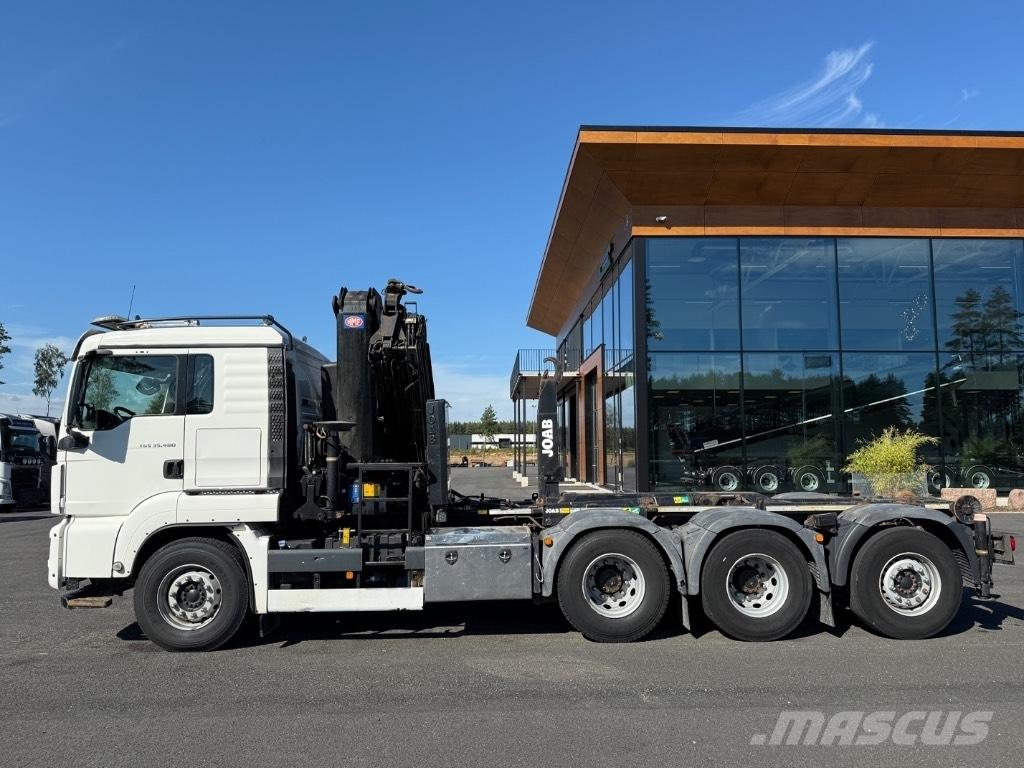 MAN Crane + hook lift 起重车