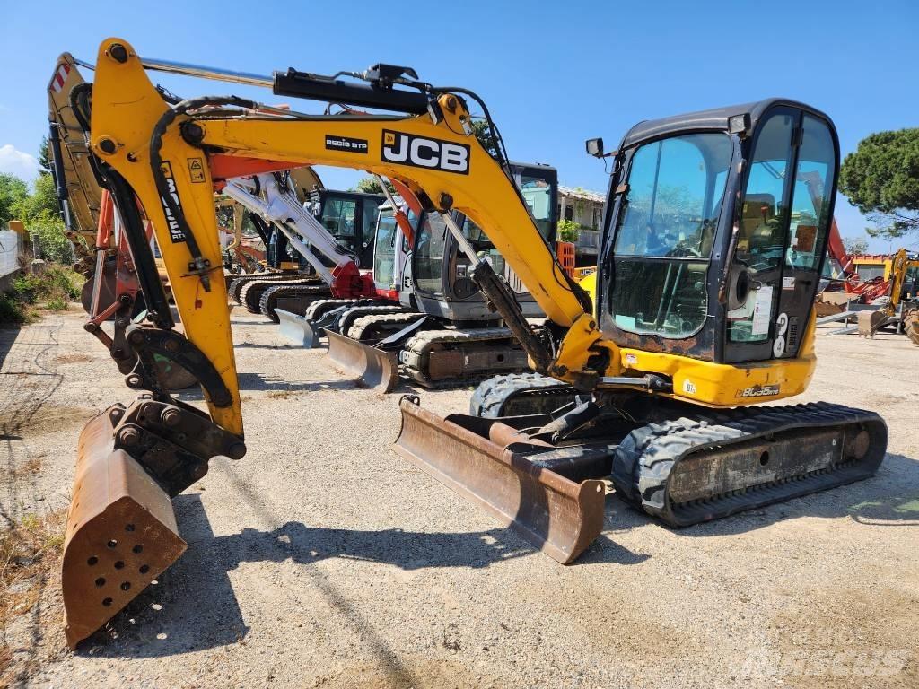 JCB 8055 RTS 小型挖掘机
