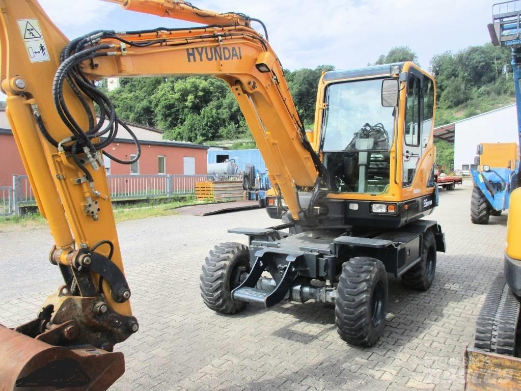 Hyundai Robex 55W-9 轮式挖掘机