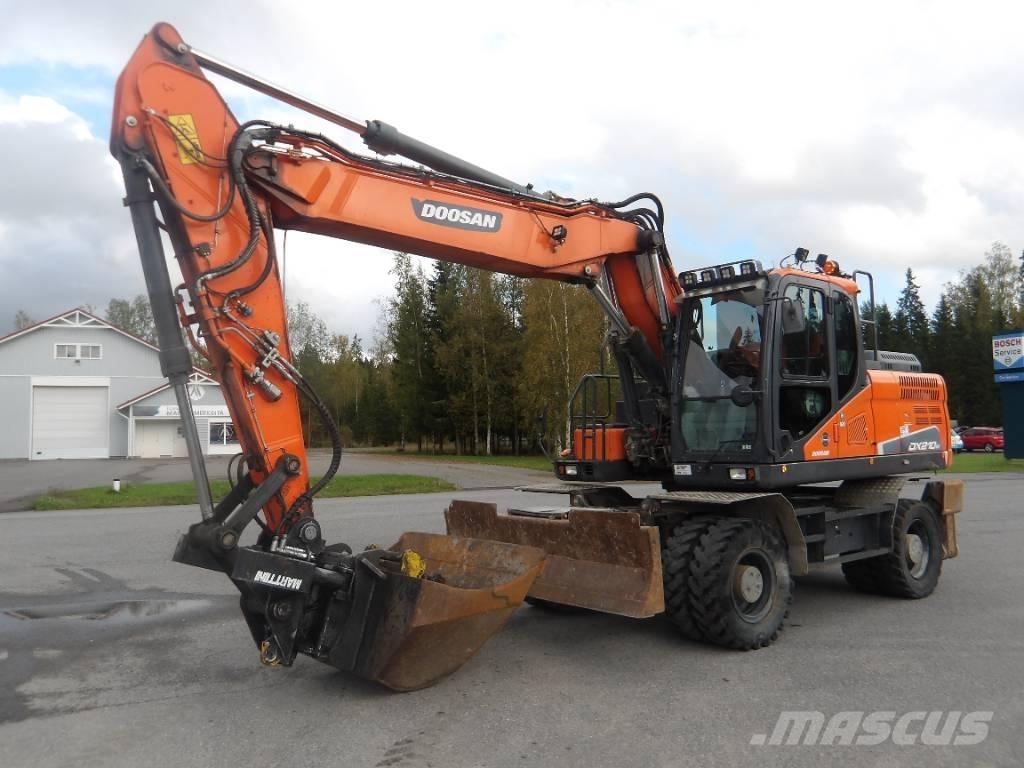 Doosan DX 210 WE 轮式挖掘机