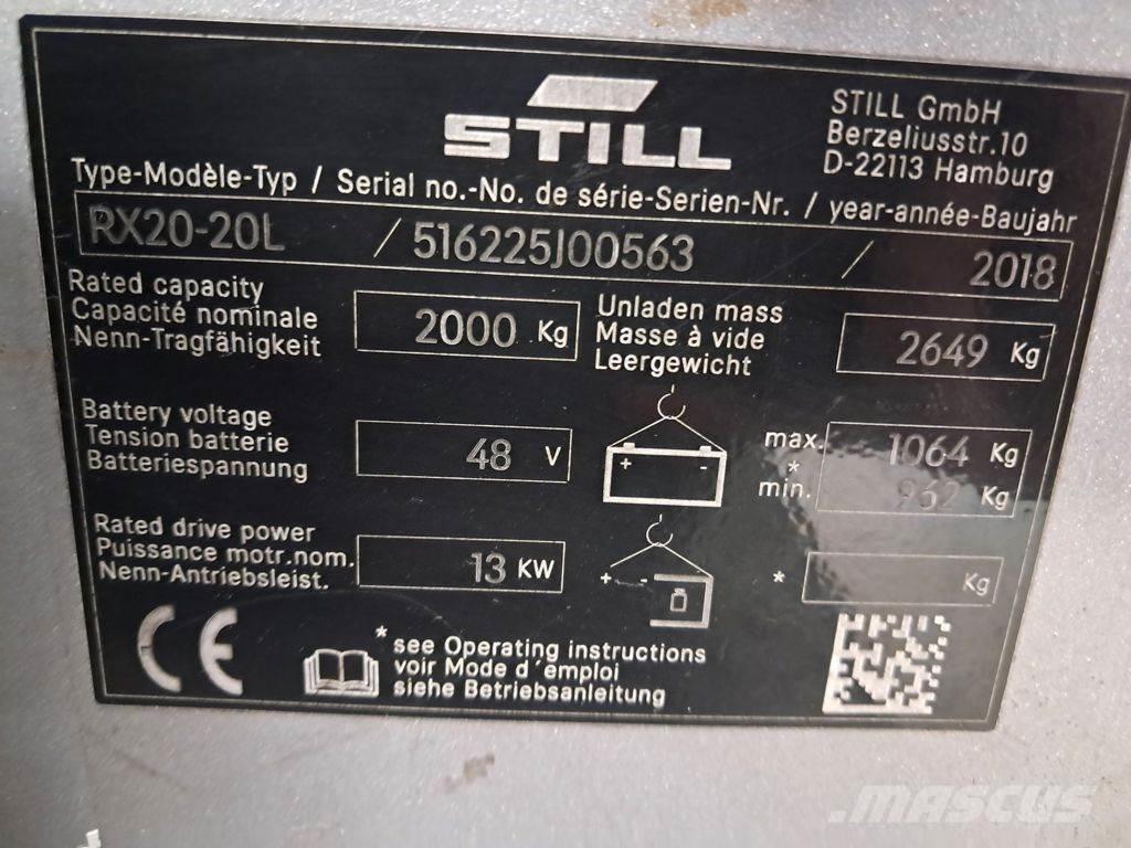Still RX20-20L 电动叉车